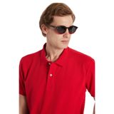 TUDORS Regular Fit Polo Yaka T-shirt Pamuklu, XXL, CT240006, Kırmızı, Erkek