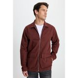 TUDORS Relax Fit Ceket, XL, RF250069, Bordo, Erkek