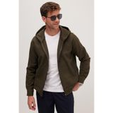 TUDORS Relax Fit Fermuarlı Ceket, M, RF250068, Haki, Erkek