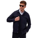 TUDORS Relax Fit Oduncu Çift Cepli Kapaklı Apaş Yaka Kışlık Gömlek, M, RF250021-6101, Lacivert, Erkek
