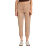 TUDORS Relax Fit Rahat Kesim Yüksek Bel Dar Paça Beli Lastikli Bağcıklı Pantolon, 38, PN250046, Bej, Kadın
