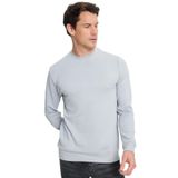 TUDORS Relax Fit Uzun Kollu Bisiklet Yaka Sweatshirt, XL, SW250047, Gri, erkek