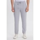 Tudors Slim Fit Dar Kesim Beli Bağcıklı 3 Cepli Geniş Paça Eşofman Altı, M, SP250006, Gri, Erkek
