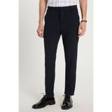 TUDORS Slim Fit Dar Kesim Chino Pantolon, 34, PN250028, Lacivert, Erkek