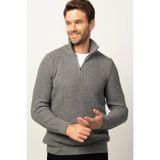 Tudors Slim Fit Dar Kesim Dik Yaka Erkek Kazak KZ230013-79