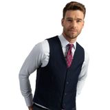 TUDORS Slim Fit Dar Kesim Düz Cepli Yelek, XL, Slim Fit Dar Kesim Düz Cepli Yelek, Lacivert, Erkek