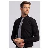 Tudors Slim Fit Dar Kesim Düz Erkek Gömlek