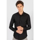 Tudors Slim Fit Dar Kesim Küçük Yaka Düz Erkek Gömlek