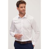 TUDORS Slim Fit Dar Kesim Uzun Kollu%100 Pamuk Premium Gömlek, DR240077-01