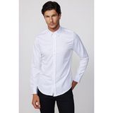 Tudors Slim Fit Kolay Ütülenen Kravatlık Erkek Gömlek