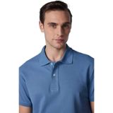 TUDORS Slim Fit Polo Yaka T-shirt Pamuklu Yumuşak Doku Nefes Alan Kumaş, 3XL, TS240019, Petrol, Erkek