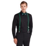 TUDORS Slim Fit Premium Likralı Pamuk Saten Gömlek, L, DR250008, Siyah, Erkek