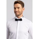 TUDORS Slim Fit Uzun Kollu Ata Yaka Gömlek, M, DR14103-01, Beyaz, Erkek