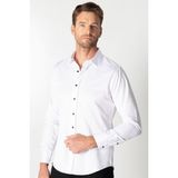 Tudors Slım Fit Uzun Kollu Düz Erkek Beyaz Gömlek - XL