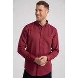 TUDORS Slim Fit Uzun Kollu Pamuklu Oxford Gömlek, XXL, DR220009-227, Fuşya, Erkek