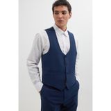 TUDORS Standart Fit Normal Kesim Düz Fleto Cepli Yelek, XL, Standart Fit Fleto Cepli Yelek, Lacivert, Erkek