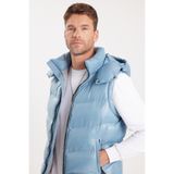 TUDORS Standart Fit Şişme Yelek, M, YL250008, Mavi, Erkek