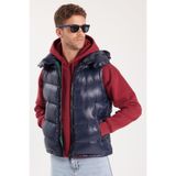 TUDORS Standart Fit Şişme Yelek, S, YL250008, Lacivert, Erkek