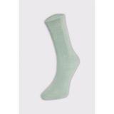 Tudors Unisex Çizgili Kolej Tenis Yeşil Çorabı - Haki - 40 - 45