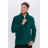 TUDORS Unisex Dik Yaka Polar Sweatshirt, M, SW230004, Yeşil, Erkek