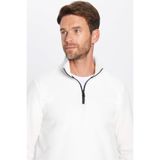 TUDORS Unisex Dik Yaka Polar Sweatshirt, S, SW230004, Ekru, Erkek