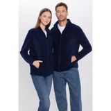 TUDORS Unisex Polar Hırka, XL, SW250003, Lacivert, Erkek