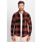Tudors Unisex Slim Fit Dar Kesim Oduncu Çift Cep Kapaklı Kareli Kışlık Gömlek - Multicolor
