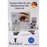 Tuen Loi Kirpik Lifting Seti Kaş Laminasyonu Seti ((ALMAN FORMÜL) Boyalı Set