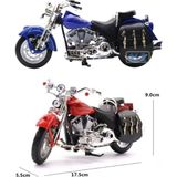 Tuengi Store Harley Model Motor Büyük Boy 1 12 Ölçek Ince Detay Dekorasyon ve Oyuncak Motosiklet - Çok Renkli