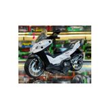 TUENGİ STORE Işıklı Sesli Sürtmeli Xmax Model Scooter Motor Diecast Oyuncak Motosiklet