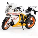 Tuengi Store Ktm 1190 Rc8 R Model Motor Büyük Boy 1 12 Ölçek Ince Detay Dekorasyon ve Oyuncak Motosiklet - Çok Renkli