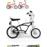 Tuengi Store Metal 1:10 Ölçek Oyuncak Retro Bisiklet Koleksiyonluk Die Cast Vintage Model Bisiklet Ince Detaylı - Çok Renkli