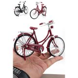 TUENGİ STORE Metal 1:10 Ölçek Oyuncak Retro Bisiklet Koleksiyonluk Die Cast Vintage Model Bisiklet İnce Detaylı