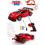 Tuengi Store Uzaktan Kumandalı Buhar Atan Araba Full Fonksiyon Buhar Çıkaran Ultra Hızlı Yarış Arabası - Kırmızı