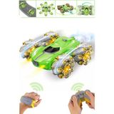 Tuengi Store Uzaktan Kumandalı ve Bilekten Kontrol Şarjlı Drift Atan 360° Dönüş Ultra Hız Buhar Atan Stunt Araba - Yeşil