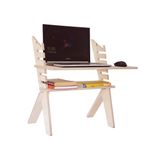 Tufetto Medi Ayarlanabilir Çalışma Masası, Yükseklik Ayarlı Laptop ve Monitör Masası, Ayakta ve Oturarak Kullanım, Ergonomik Çok Amaçlı Masa