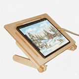 Tufetto Mira Ahşap Dijital Tablet Çizim Standı -Ergonomik Ayarlanabilir Stand - Küçük boy