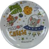 Tuffex Sert Plastikten Tom And Jerry Baskılı Düz Tabak 1 Adet