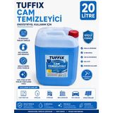 Tuffix 20 Litre Cam Temizleyici Profesyonel Endüstriyel Cam Ve Parlak Yüzey Temizleyici - İz Bırakmayan Güçlü Formül Vitrin