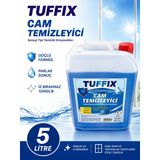 Tuffix Cam Temizleyici 5 Litre Profesyonel Endüstriyel Cam Ve Parlak Yüzey Temizleyici - İz Bırakmayan Güçlü Formül Vitrin