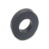 Tüftürük 1 cm Mıknatıs Halka Siyah Küçük Boy Kömür Halka Mıknatıs Magnet 10 Adet