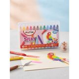 Tüftürük Fatih Sılky Gel Crayons Jel Mum Boya 12'li Çevirmeli