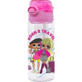 Tüftürük LOL Lisanslı 500 ml Kız Çocuk Matarası - Pembe