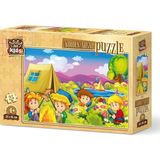 Tüftürük Meraklı Kampçılar 25 Parça Ahşap Puzzle