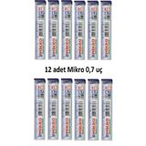 Tüftürük MİKRO Kalem Ucu 0.7 Uc 2b Dereceli Cetvelli - 12 Adet
