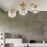 Tufty 3Lü Eskitme Kristalli Modern Yatak Odası Salon Kristal Avize eskitme