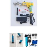 Tufty Mini Tufting Set (Ak-V Tufting Makinesi (Tabancası) ve Tıraş Makinesi) - Sarı AK-V - Mavi Traş Makinesi