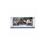 TUFY TOYS İNEK AİLESİ VE ÇİFTÇİ FİGÜRÜ OYUN SETİ- MODEL HAYVAN SERİSİ