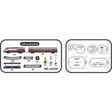 Tufy Toys Yüksek Hızlı Oyuncak Tren Seti - 10 cm