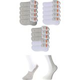 Tuğba Baby Gri Ve Beyaz Erkek Babet Çorap 15 Çift - Standart - 57